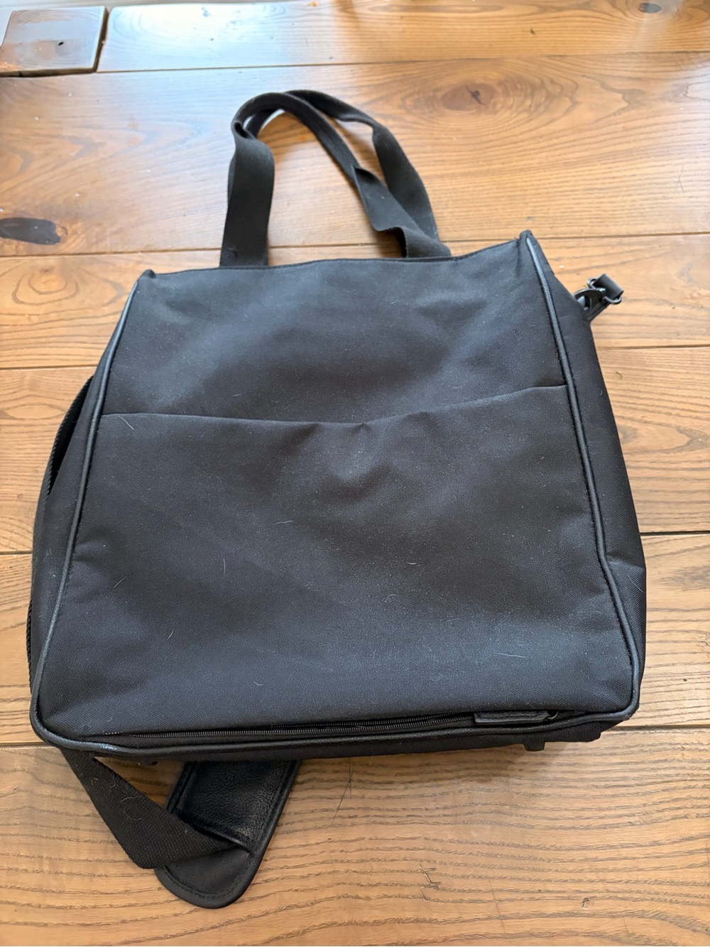BEIS Black Travel Tote Messenger Bag - Picture 3 of 5